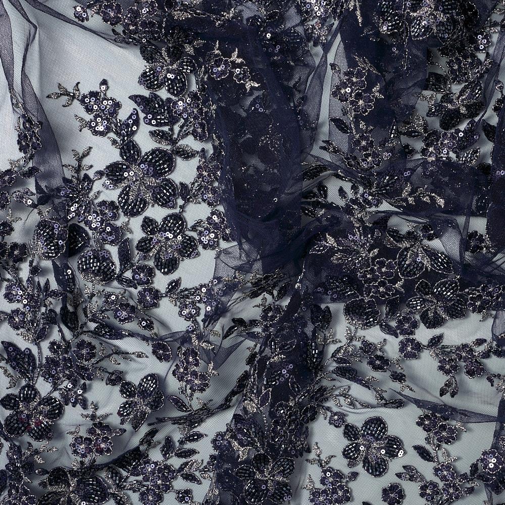 Boncuk İşleme Serpme Kumaş 303