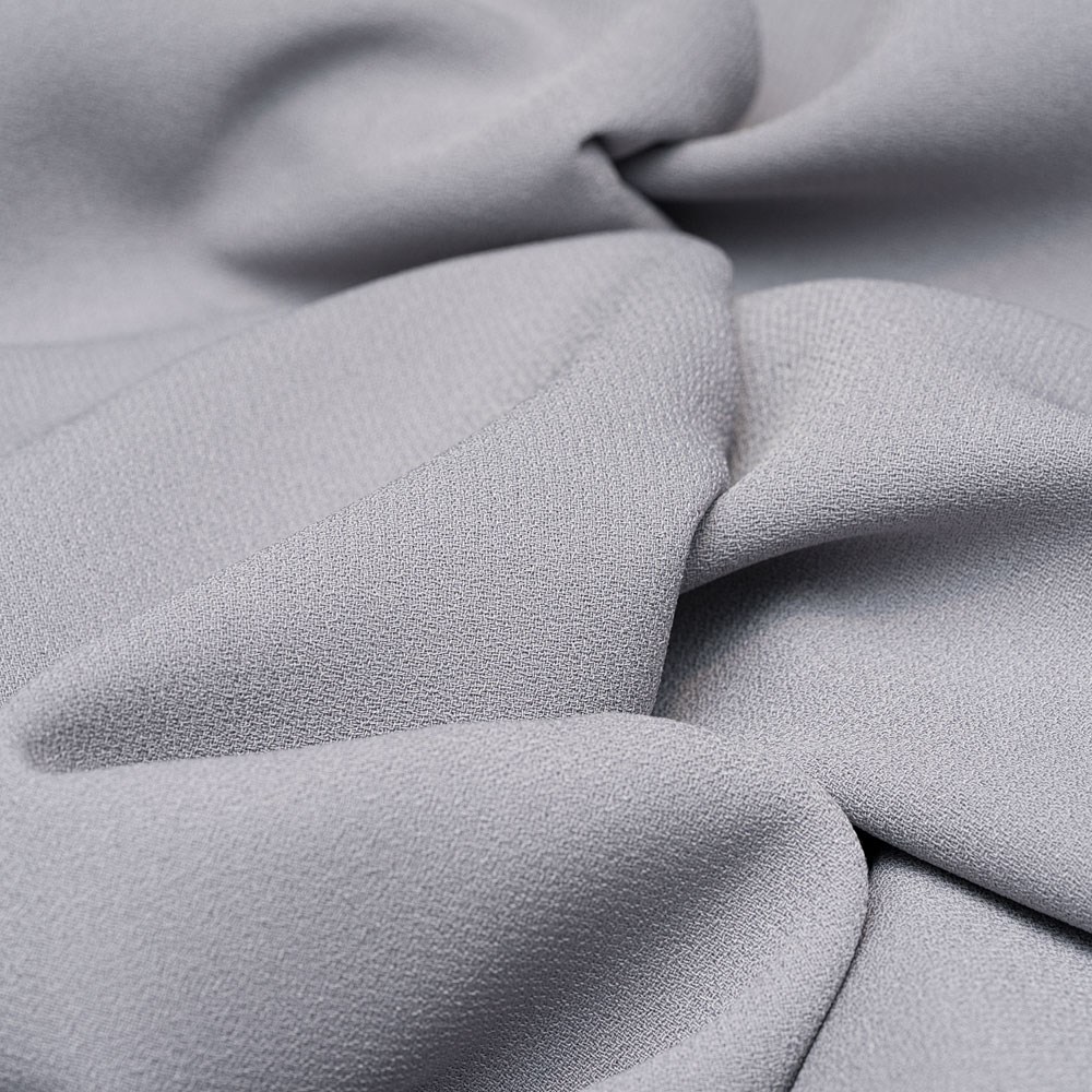 Braga Krep Kumaş Gri