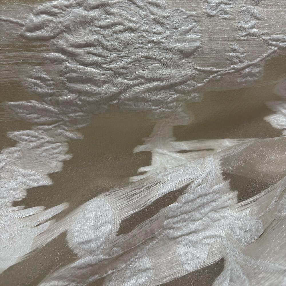 Brokar Organze Kumaş 20283 Kemik