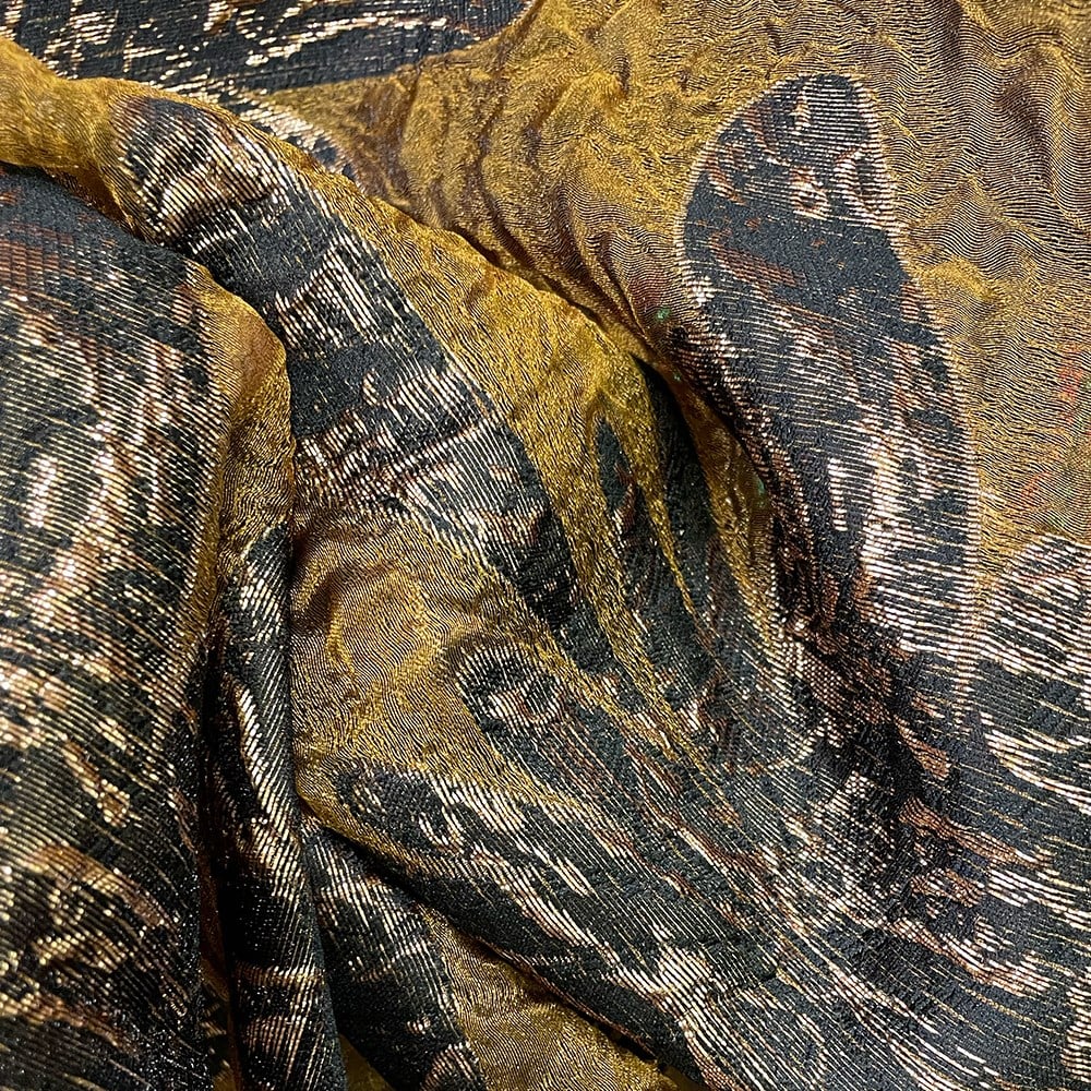 Brokar Organze Kumaş Hardal 50024 02
