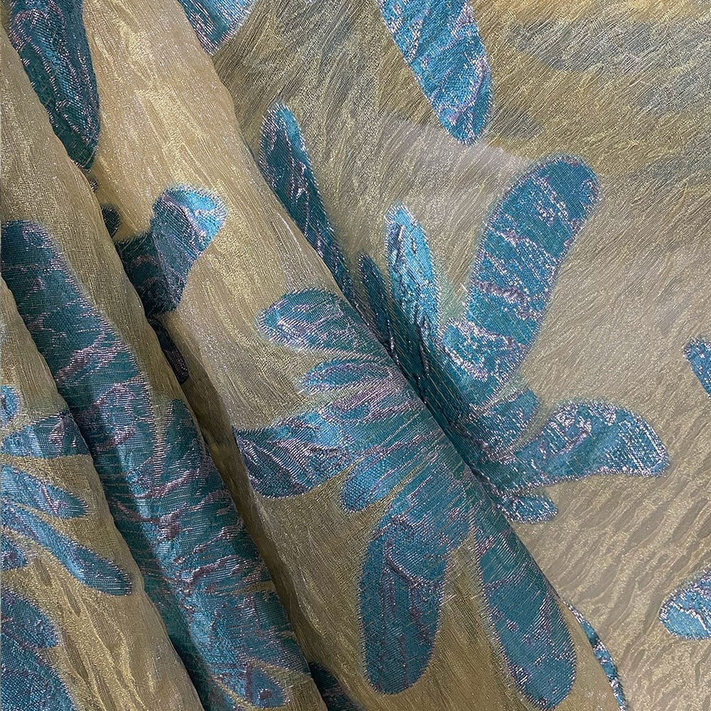 Brokar Organze Kumaş Mavi 50024 04