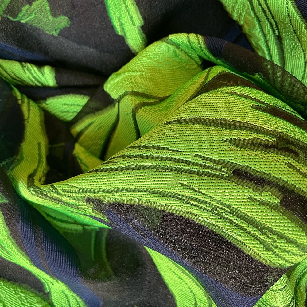 Brokar Organze Kumaş Yeşil 677 02