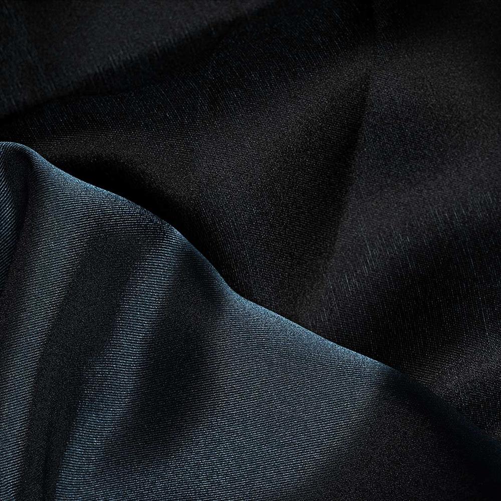Capri Organze Kumaş Siyah/Petrol 6312