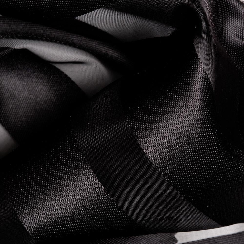 Çizgili Organze Siyah 01