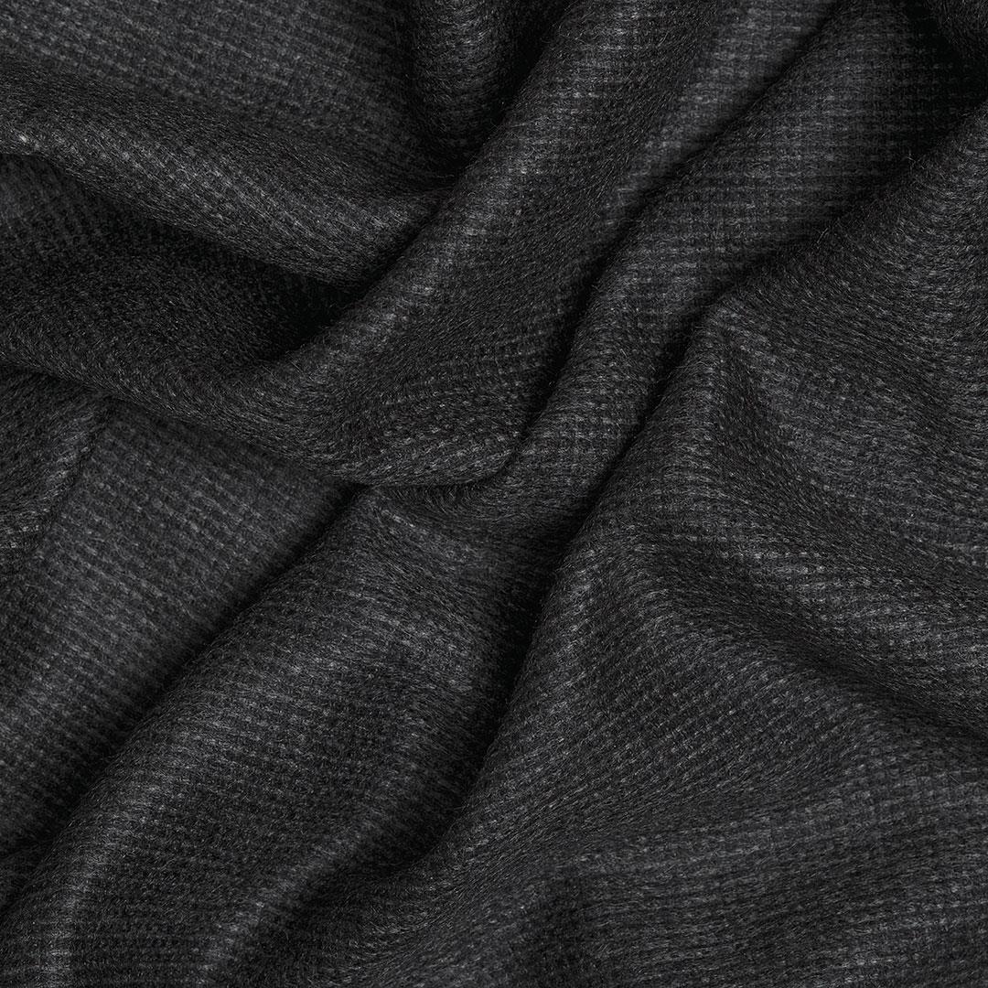 Dormeuil Saf Kaşmir Kumaş Füme Kuşgözü 04