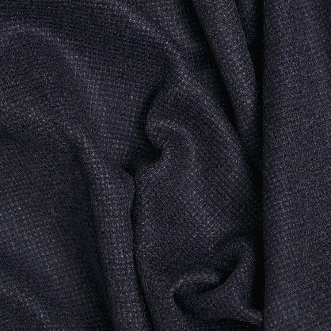 Dormeuil Saf Kaşmir Kumaş Lacivert Kuşgözü 03