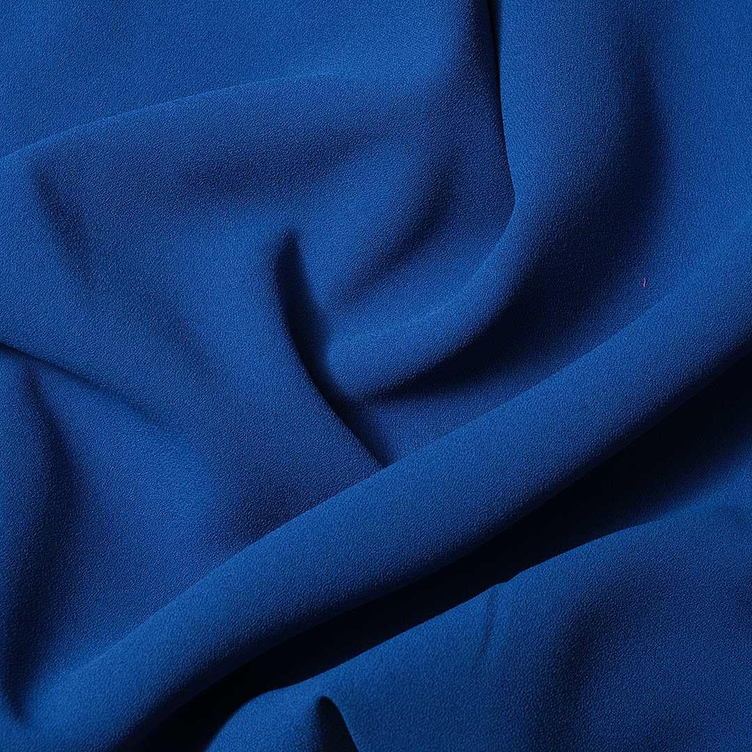 Double Krep Kumaş Saks 18