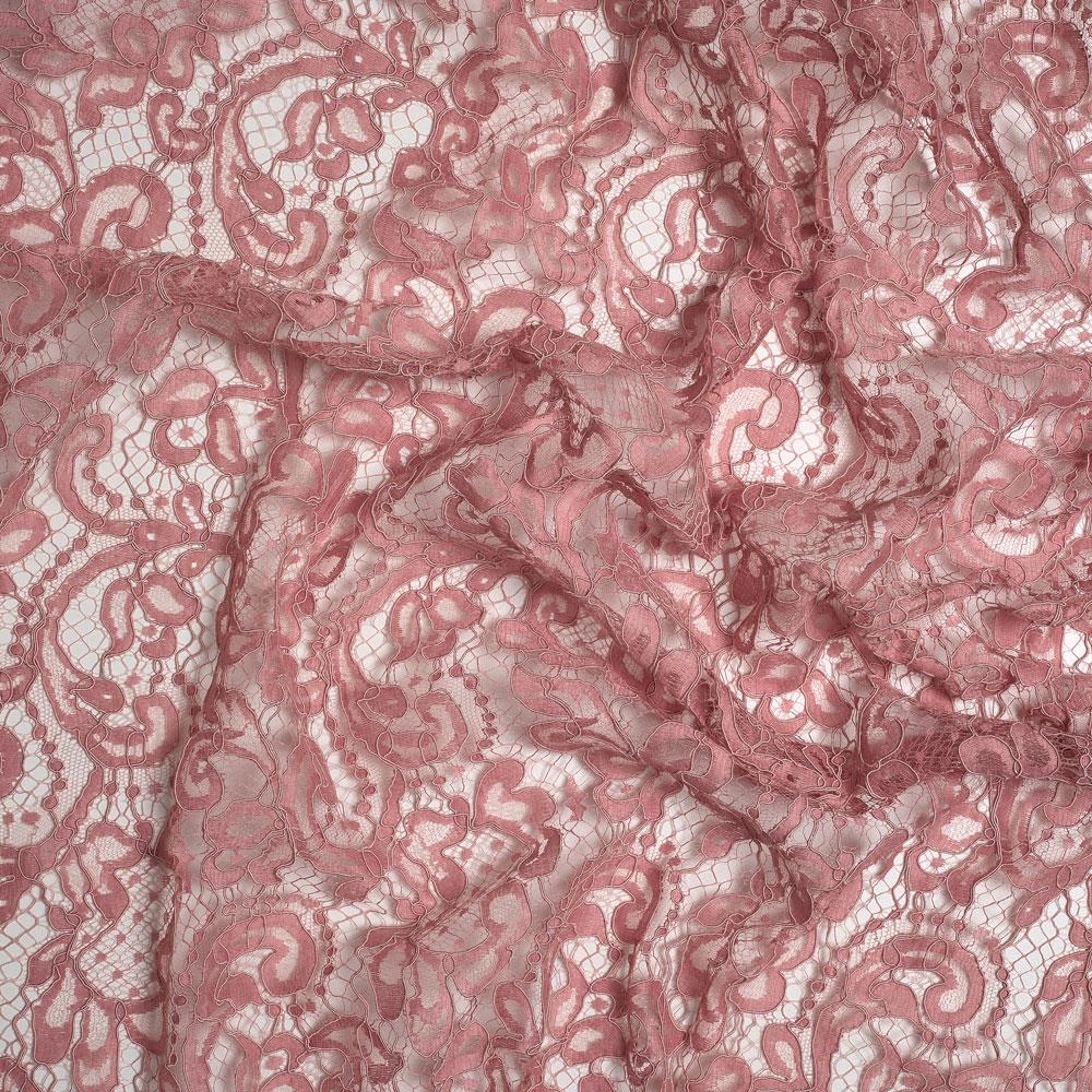 Fransız Kupon Dantel Açık Pudra 16