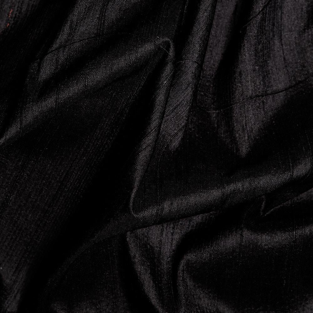 Hint İpek Şantuk Kumaş Siyah 16