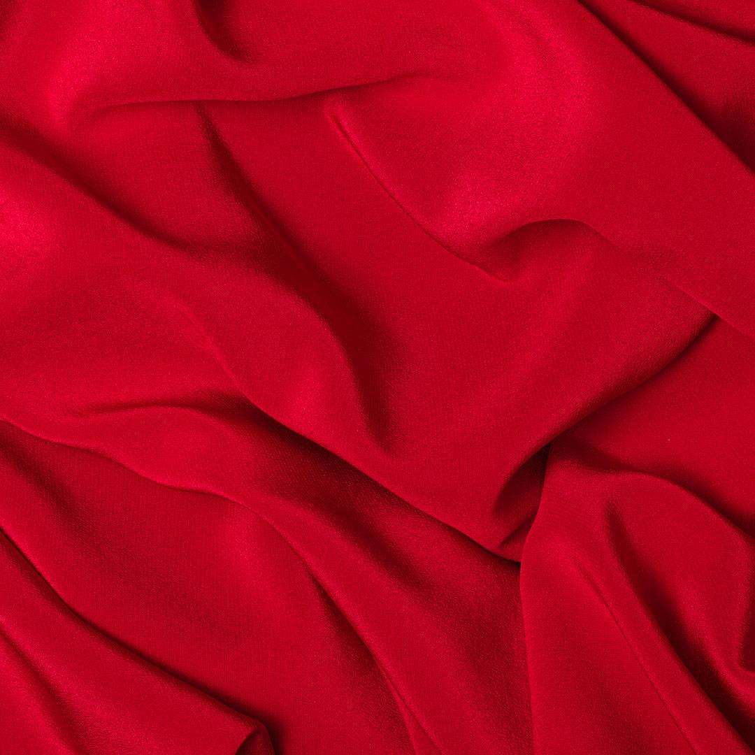 İpek Krep De Chine Kırmızı 137
