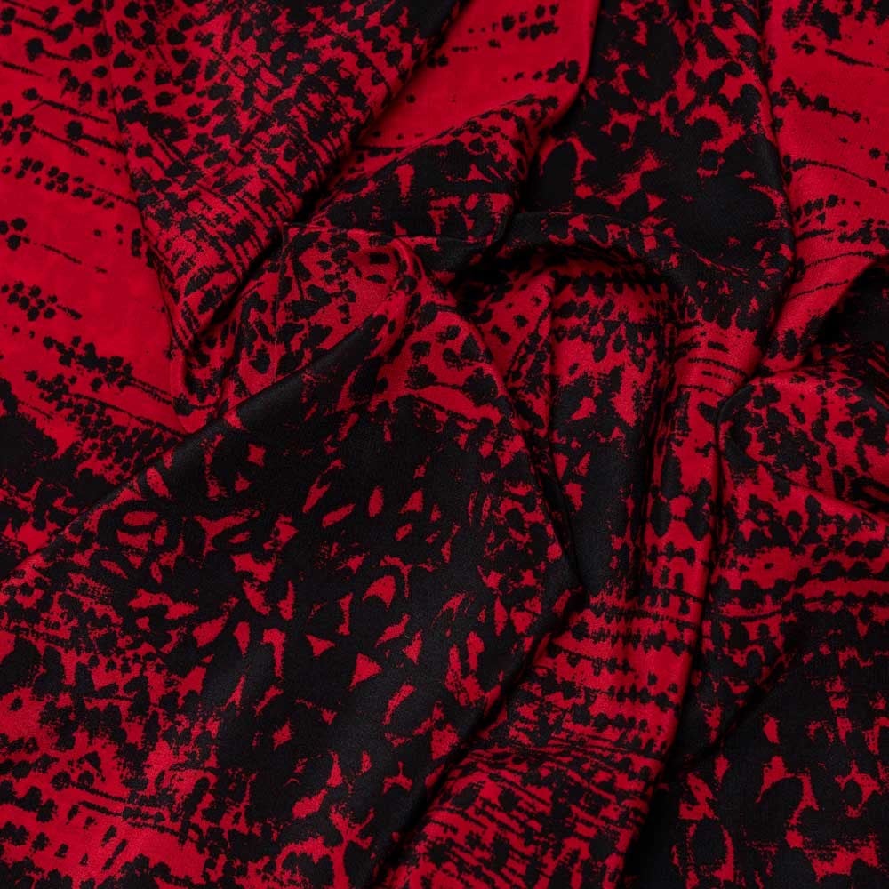 İtalyan İpek Krep De Chine Emprime 08