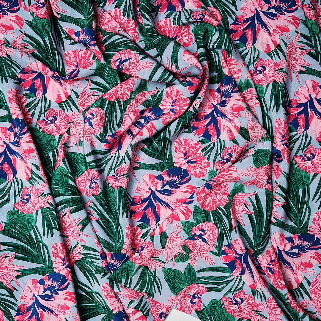 İtalyan İpek Krep De Chine Emprime 20