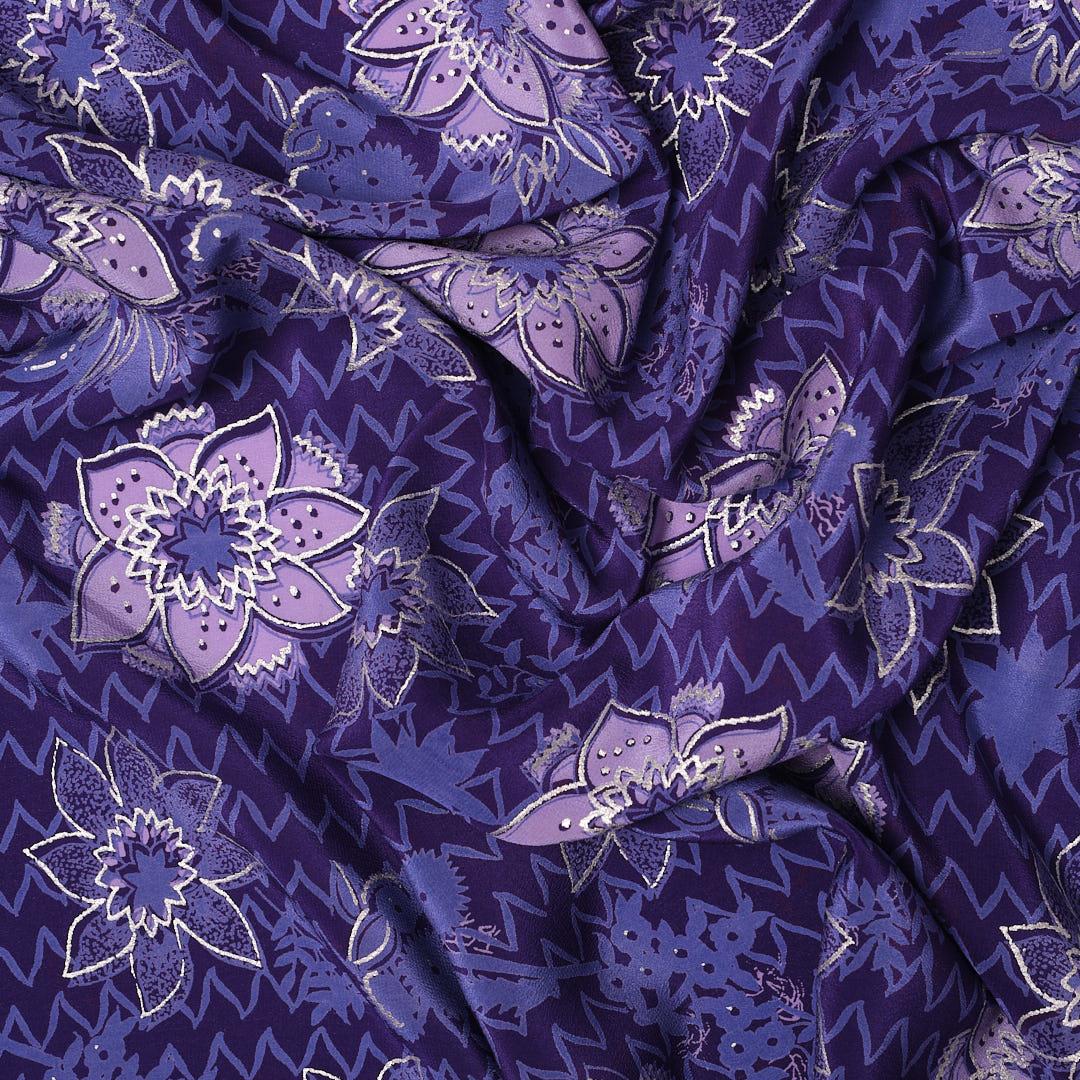 İtalyan İpek Krep De Chine Emprime 26