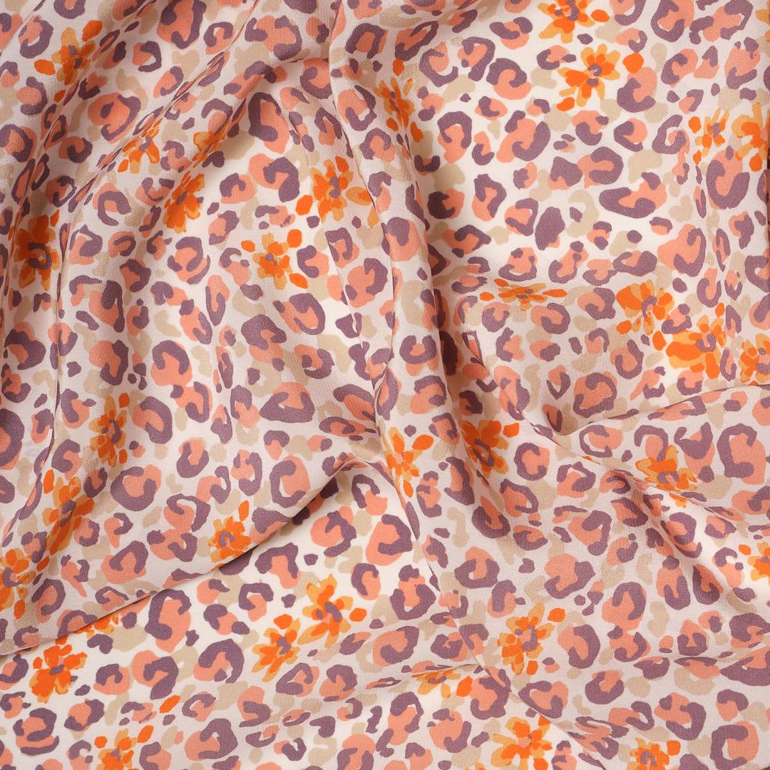 İtalyan İpek Krep De Chine Emprime 31