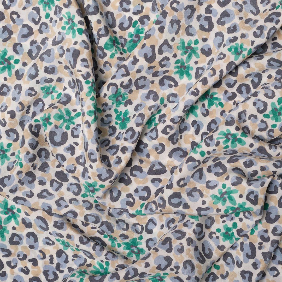 İtalyan İpek Krep De Chine Emprime 33