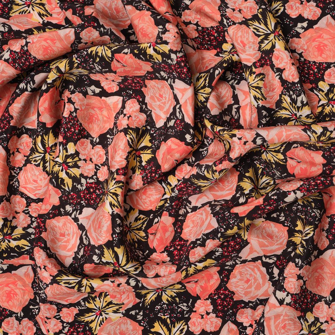 İtalyan İpek Krep De Chine Emprime 35