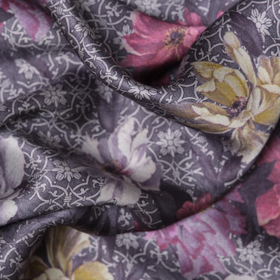 İtalyan İpek Saten Emprime 06