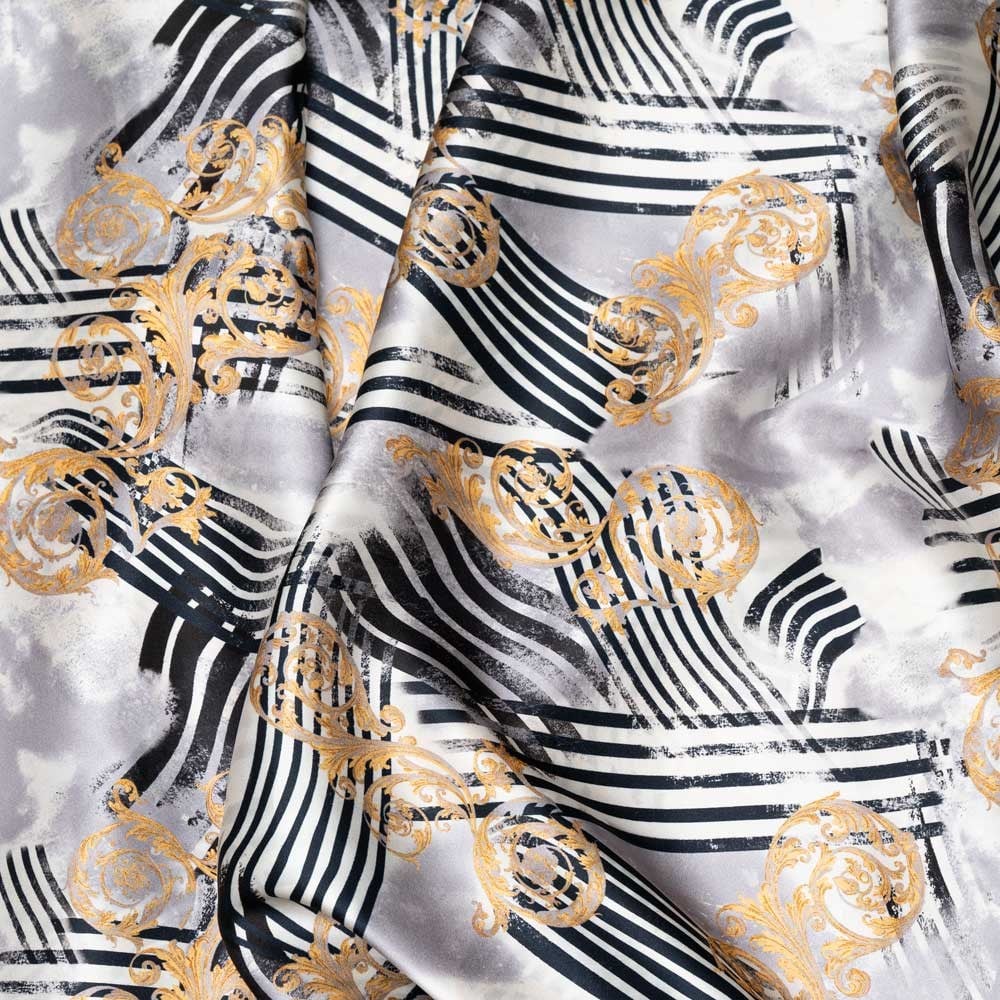 İtalyan İpek Saten Emprime 16