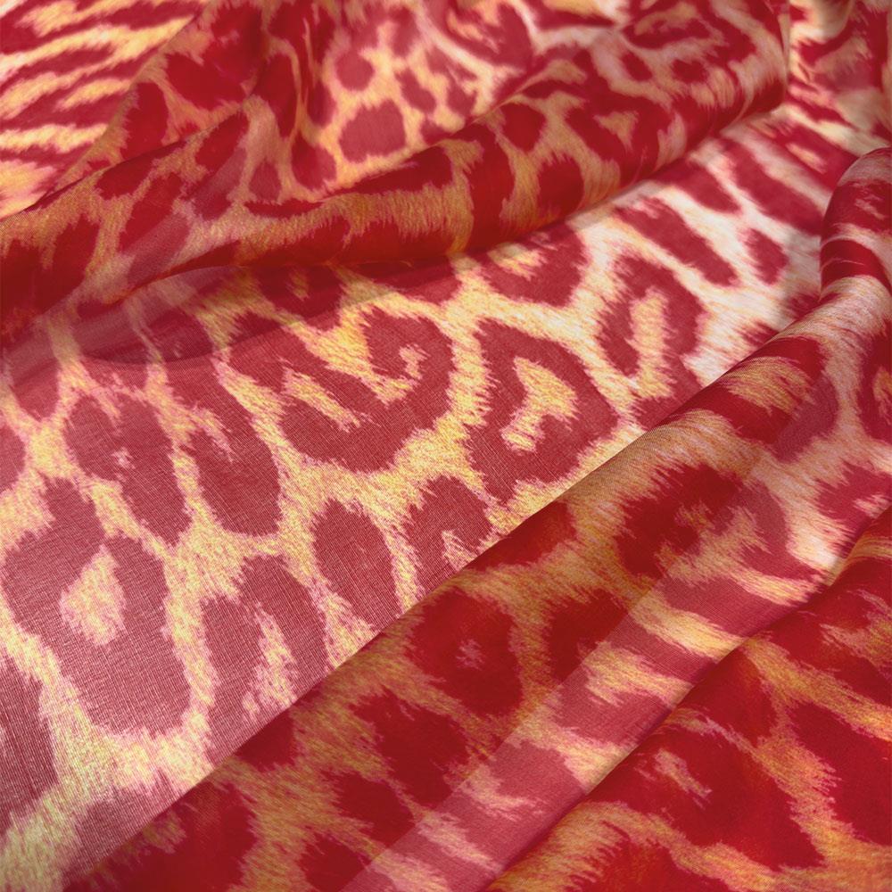 İtalyan İpek Şifon Emprime 10