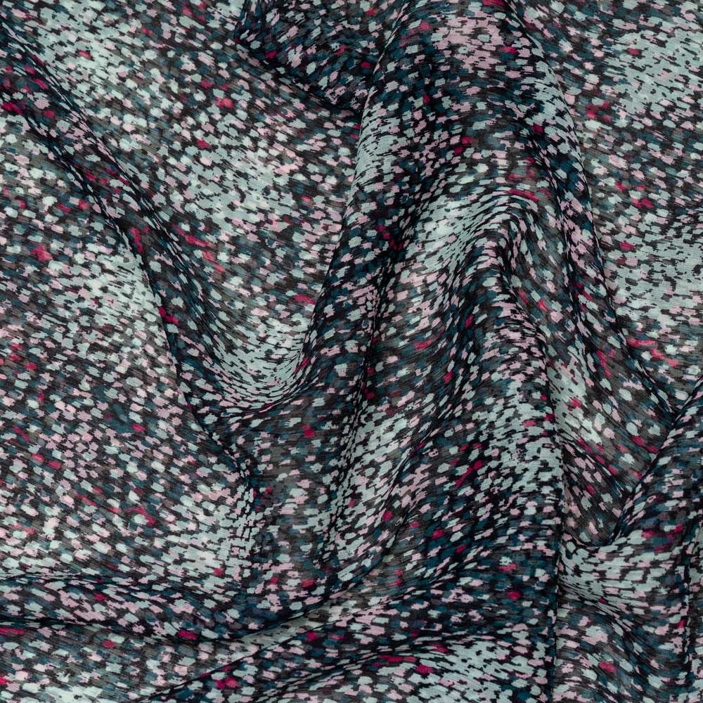 İtalyan İpek Şifon Emprime