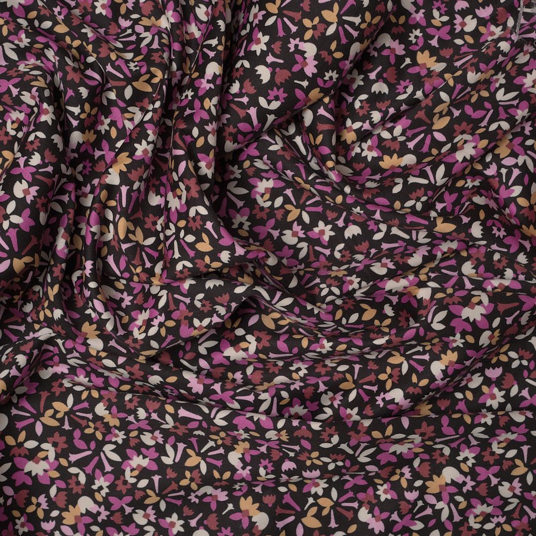 İtalyan Koton Saten Emprime Kumaş 01