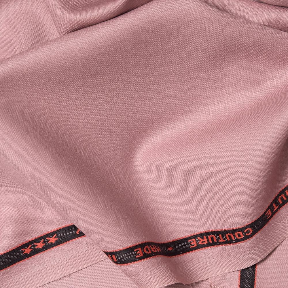 İtalyan Licra Yün Saten Gabardin Açık Gül 130