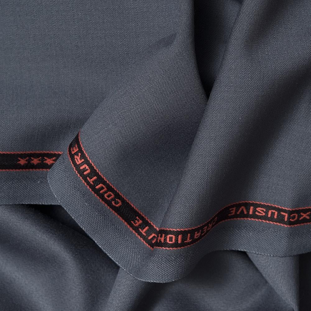 İtalyan Licra Yün Saten Gabardin Koyu Gri 116