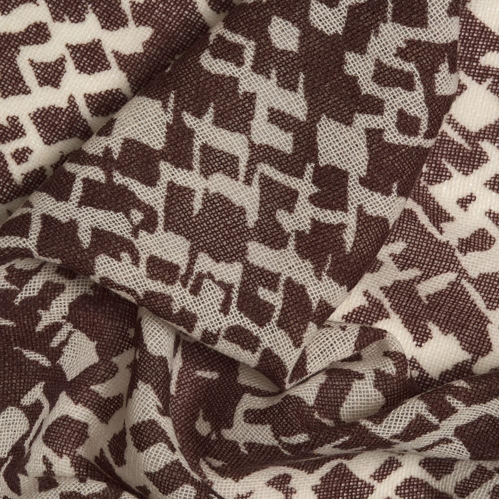 İtalyan Yün Vual Emprime Kumaş 08