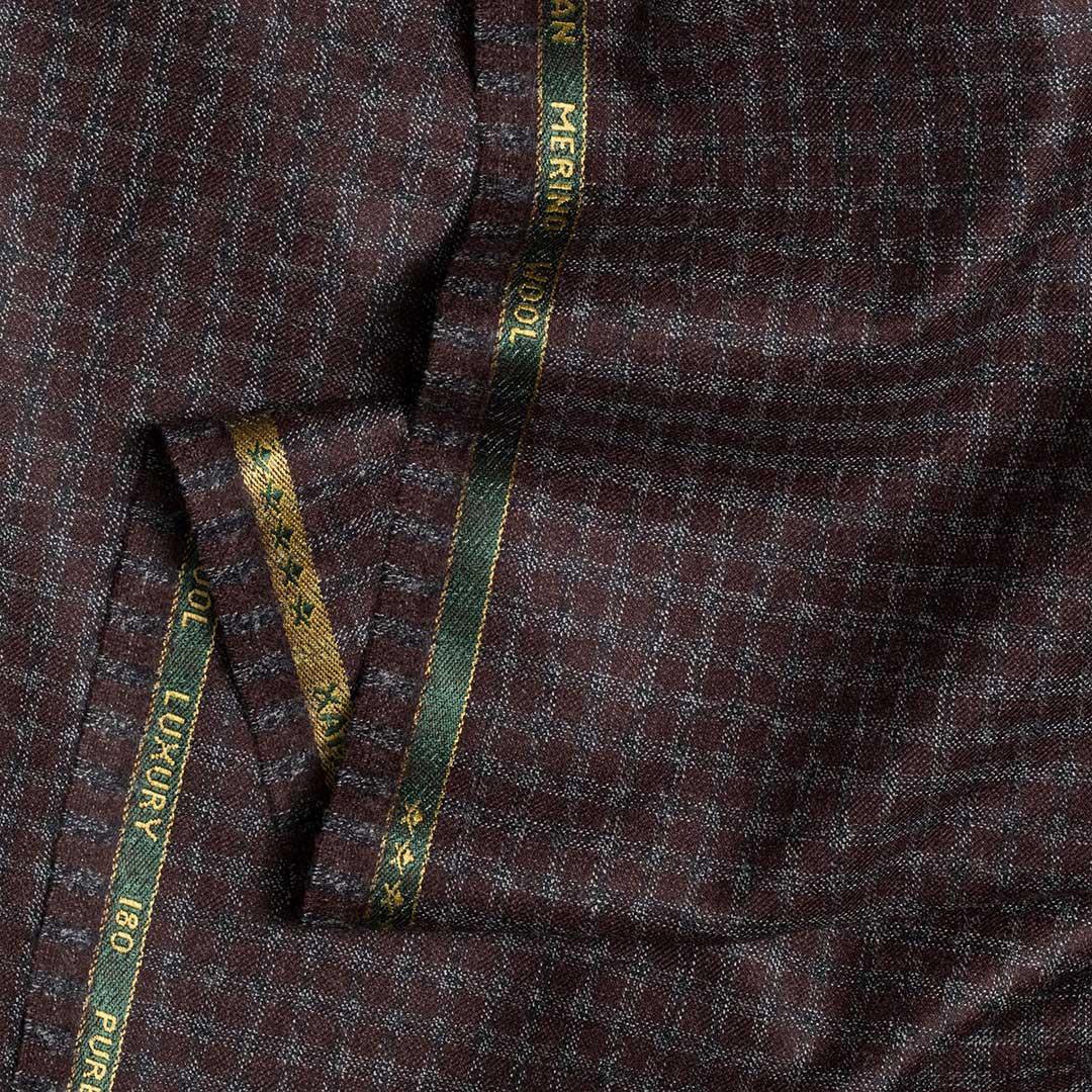 İthal Ekose Kumaş 530 26 Kahve