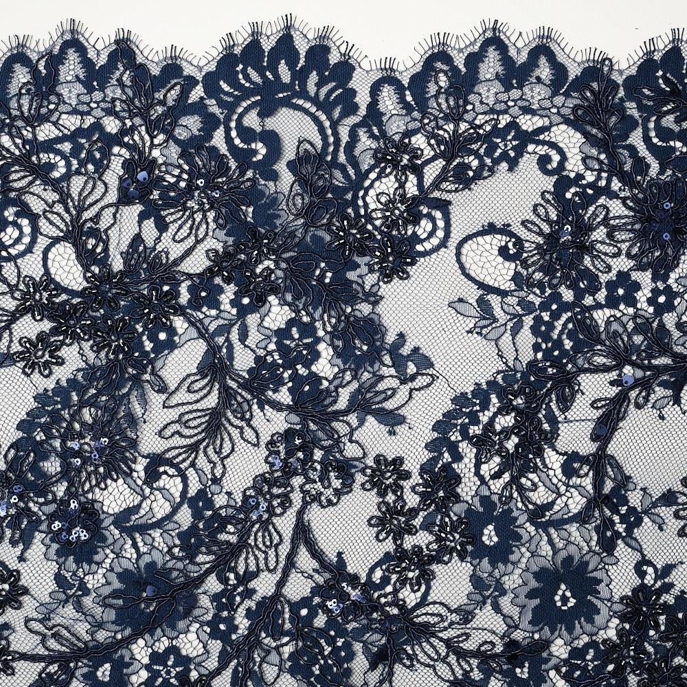 İthal Lez Boncuk Dantel Kumaş 775C - 8035 - 02