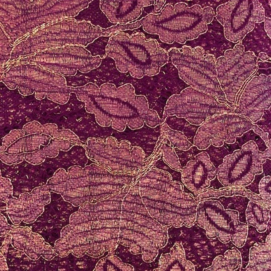 Janjan Dantel Kumaş 112 Mürdüm 06