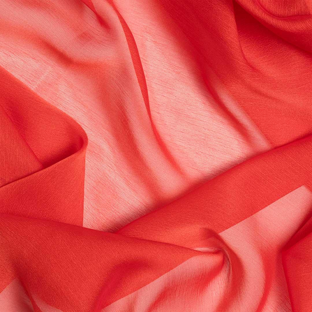 Janjan Şifon Kumaş Nar Çiçeği 312