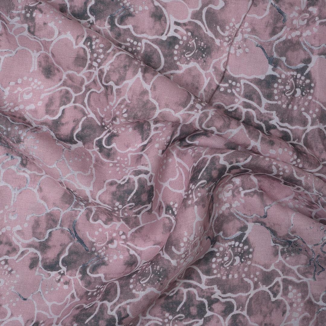 Keten Emprime Kumaş 09