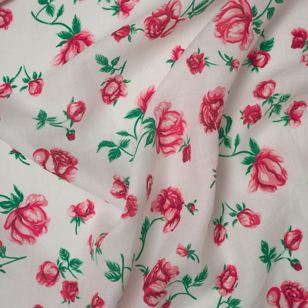 Keten Emprime Kumaş 22