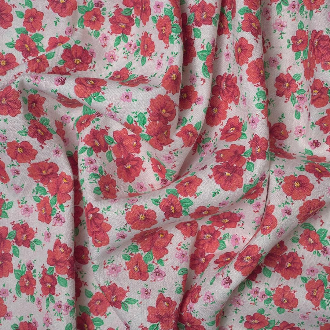 Keten Emprime Kumaş 36