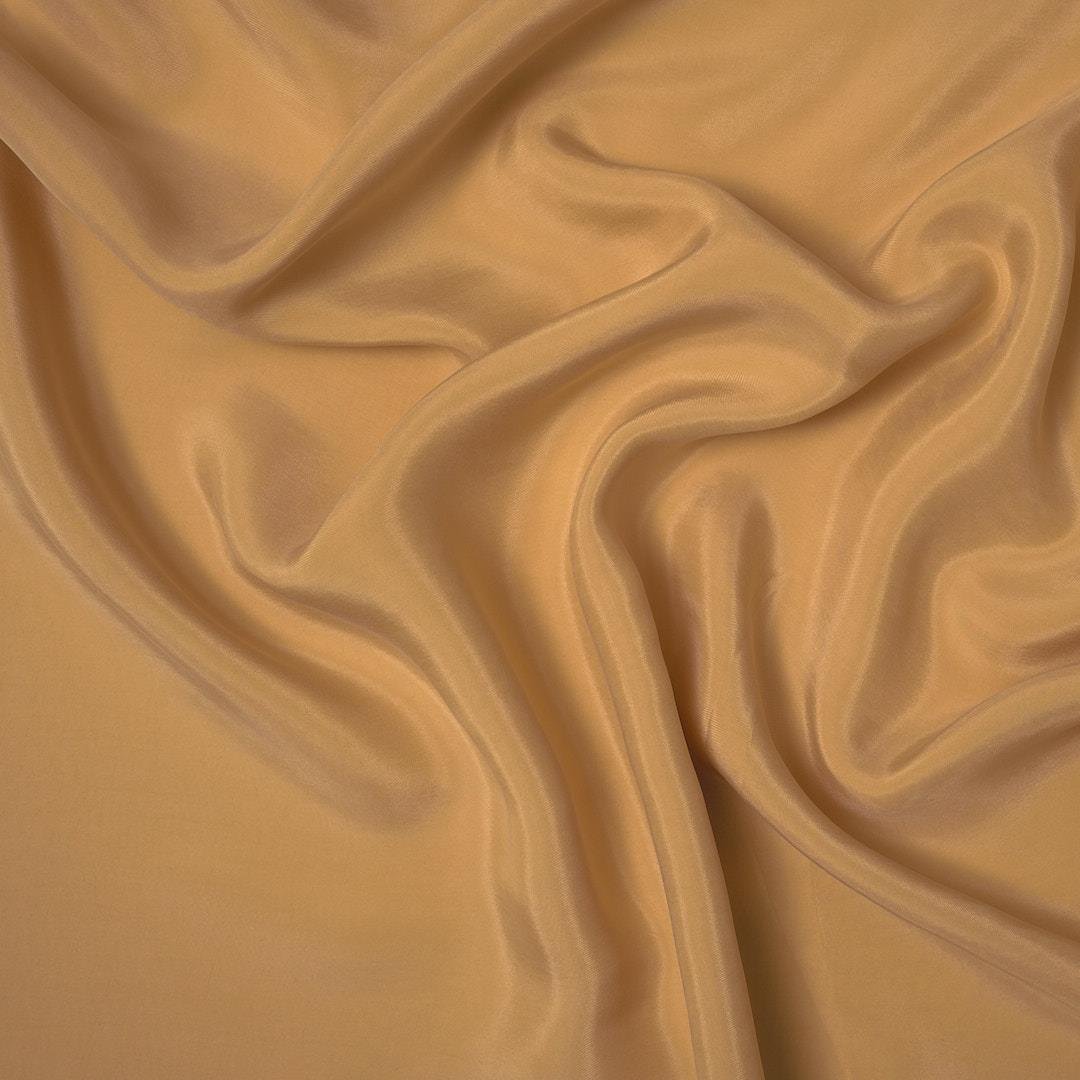 Kupra (Cupro) Kumaş Koyu Bej 19