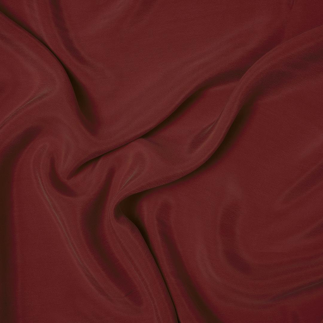 Kupra (Cupro) Kumaş Koyu Kırmızı 08