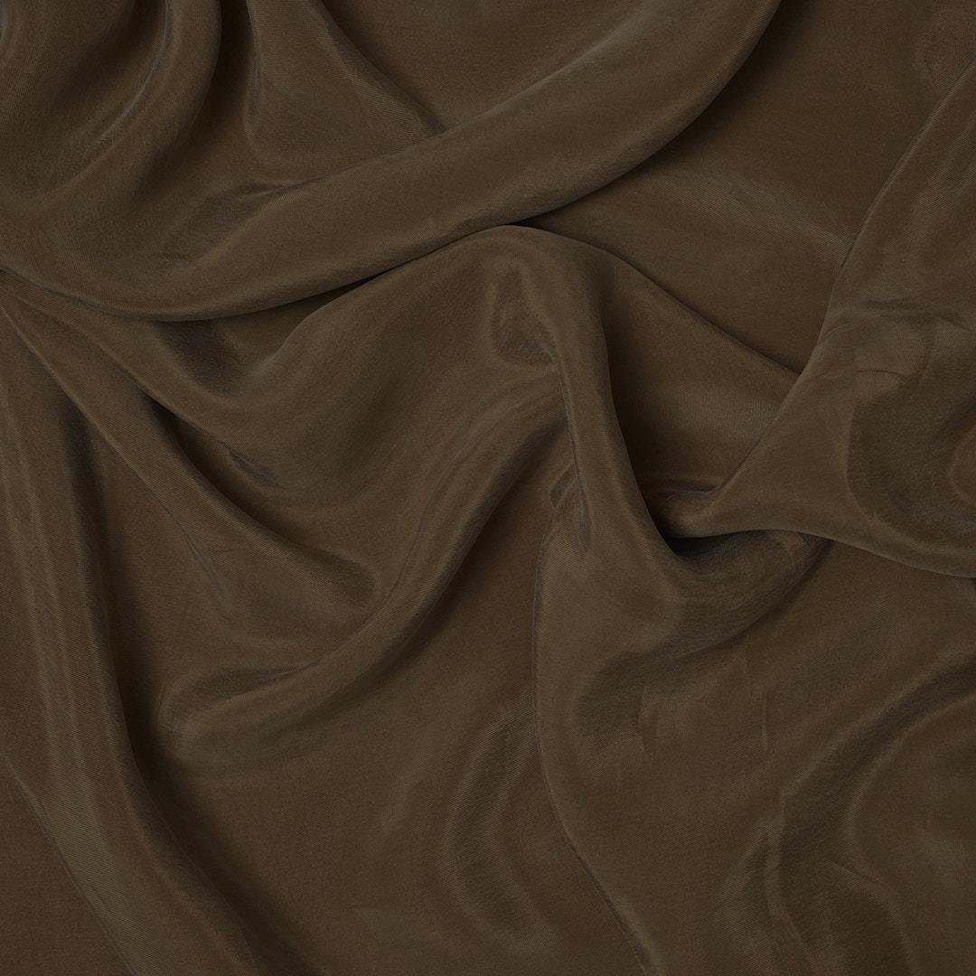 Kupra (Cupro) Kumaş Toprak Kahvesi 03