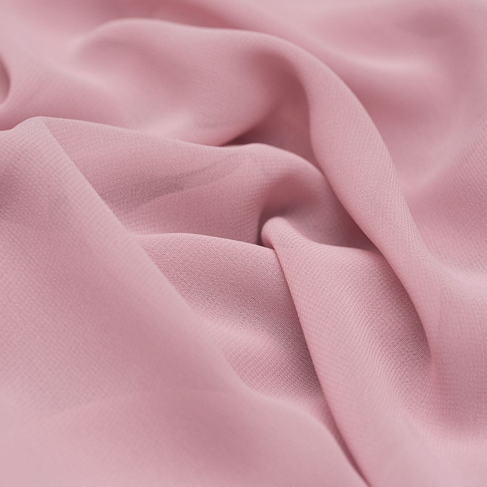 Multi Şifon Kumaş Açık Gül