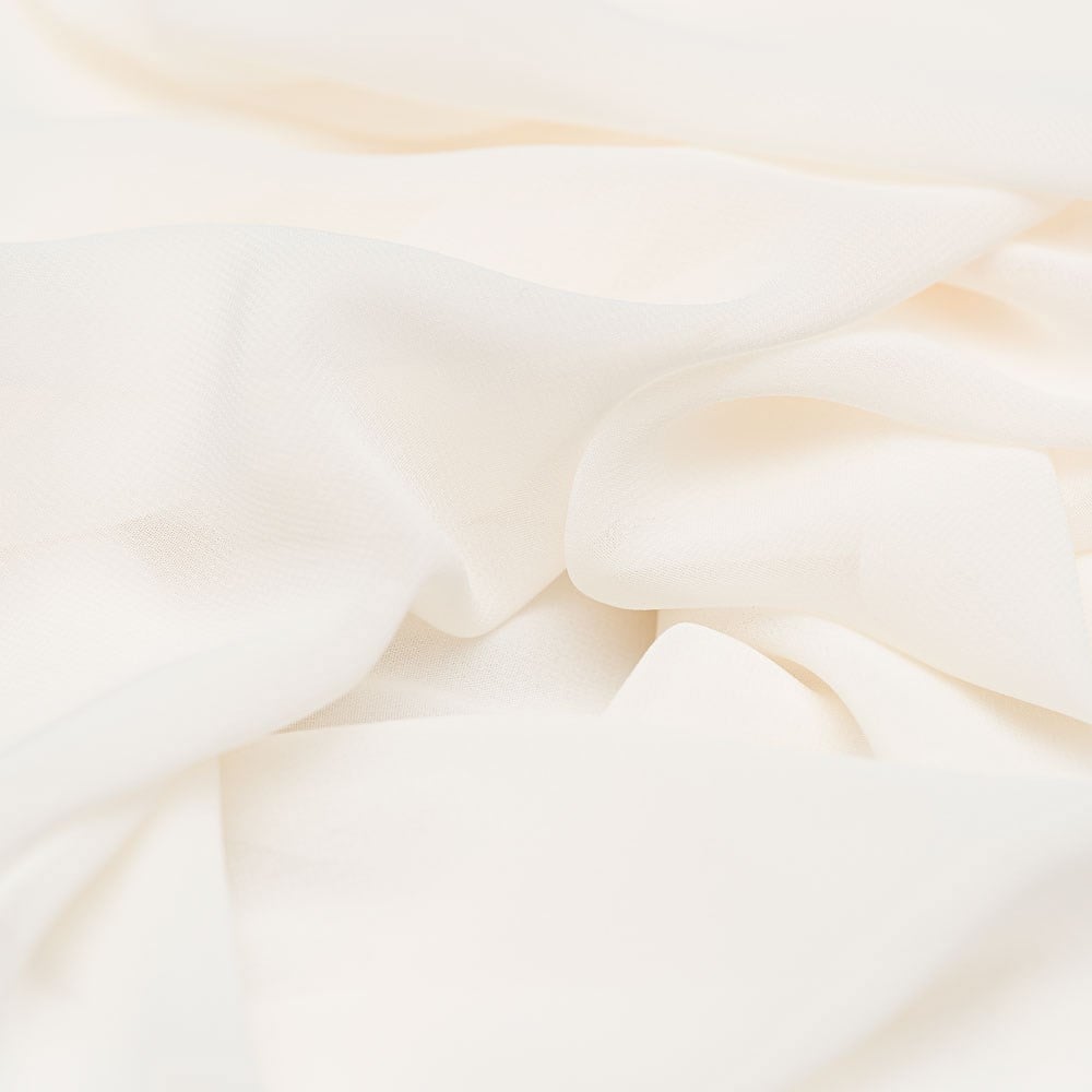 Multi Şifon Kumaş Kemik