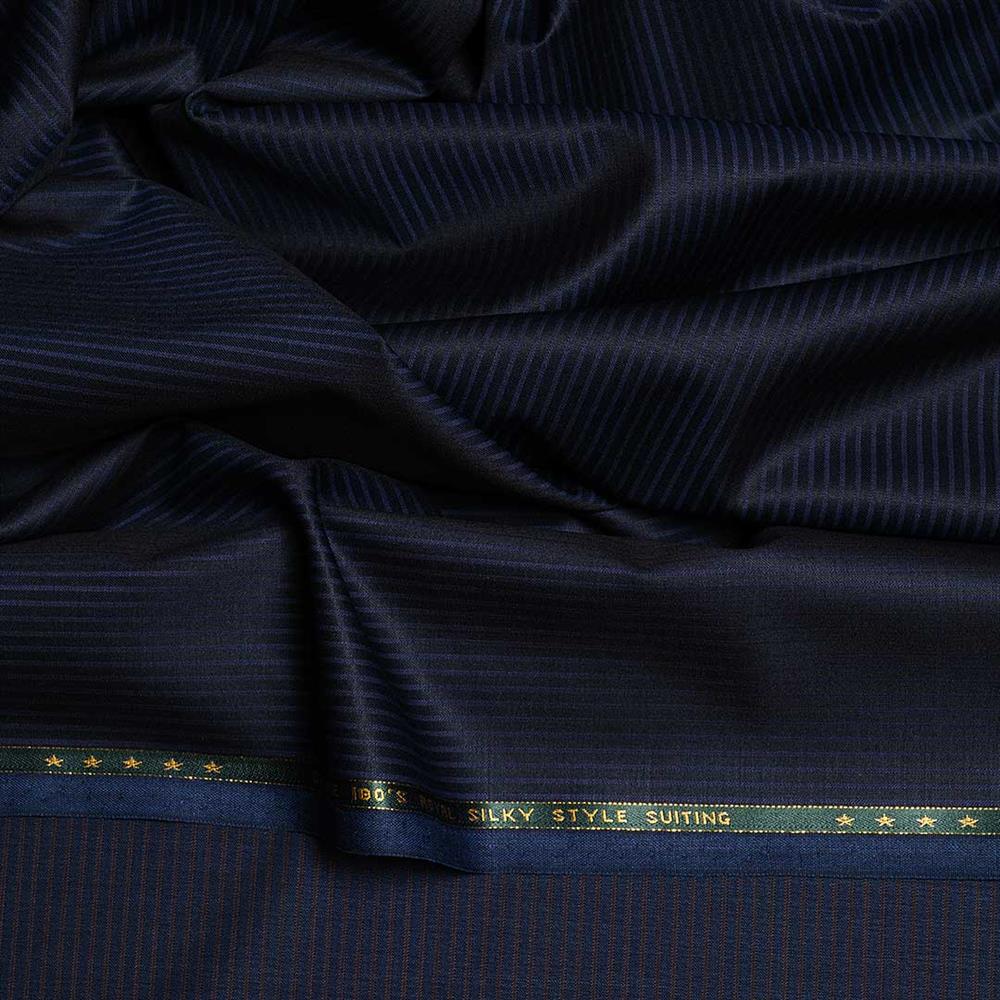 Optimax Takım Kumaş Lacivert Bordo Çizgi 1