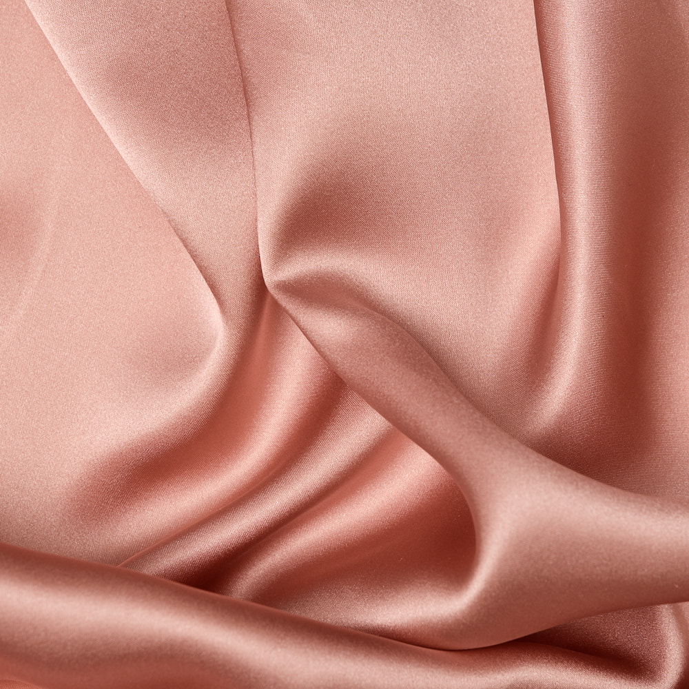 Saf İpek Saten Kumaş Koyu Pembe 149