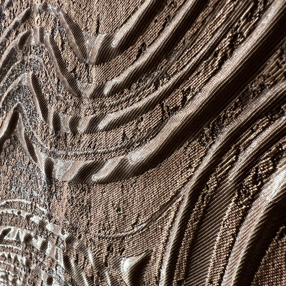 Simli Brokar Kumaş Bronz 10633-03