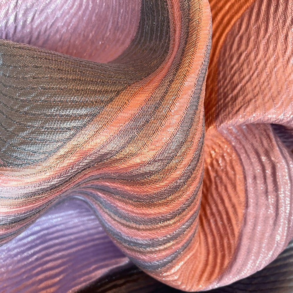 Simli Brokar Kumaş Pembe-Mavi 55023 04