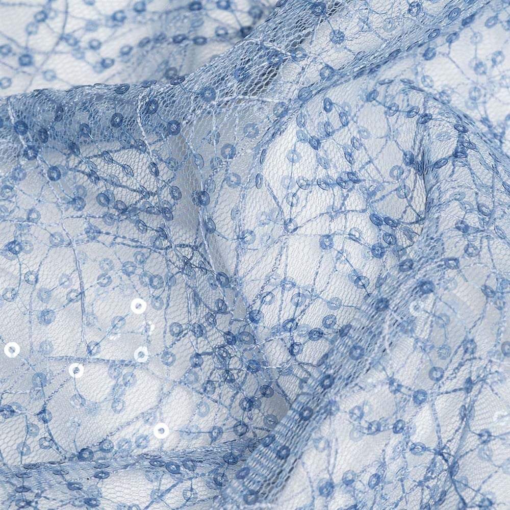 Tül Brode Payet 259 İndigo 03