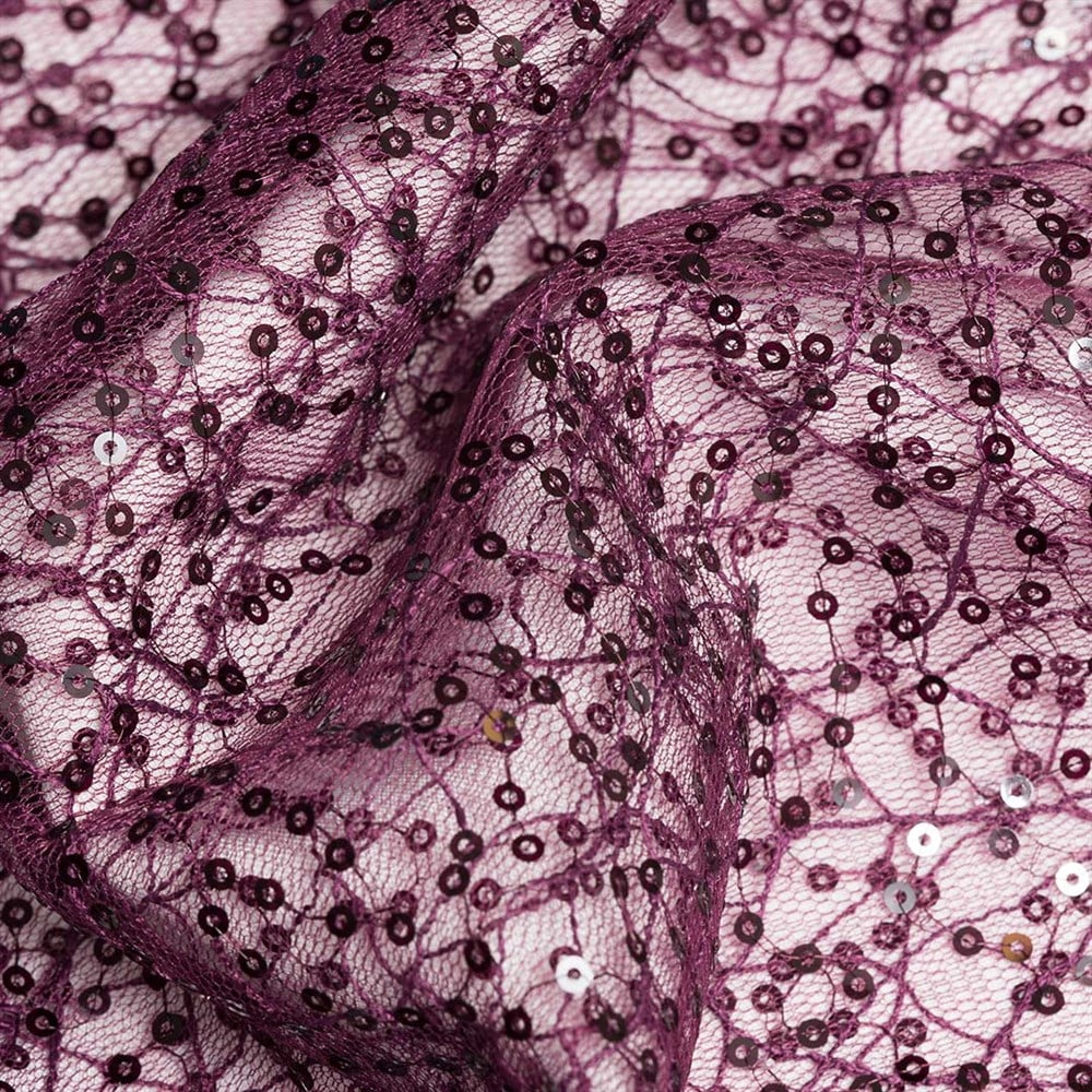 Tül Brode Payet 259 Mürdüm 12