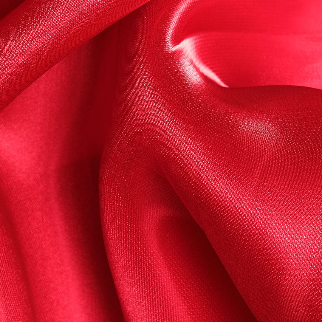 Ungaro Organze Kumaş Kırmızı 22