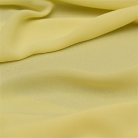 Zara Krep Kumaş Canlı Sarı