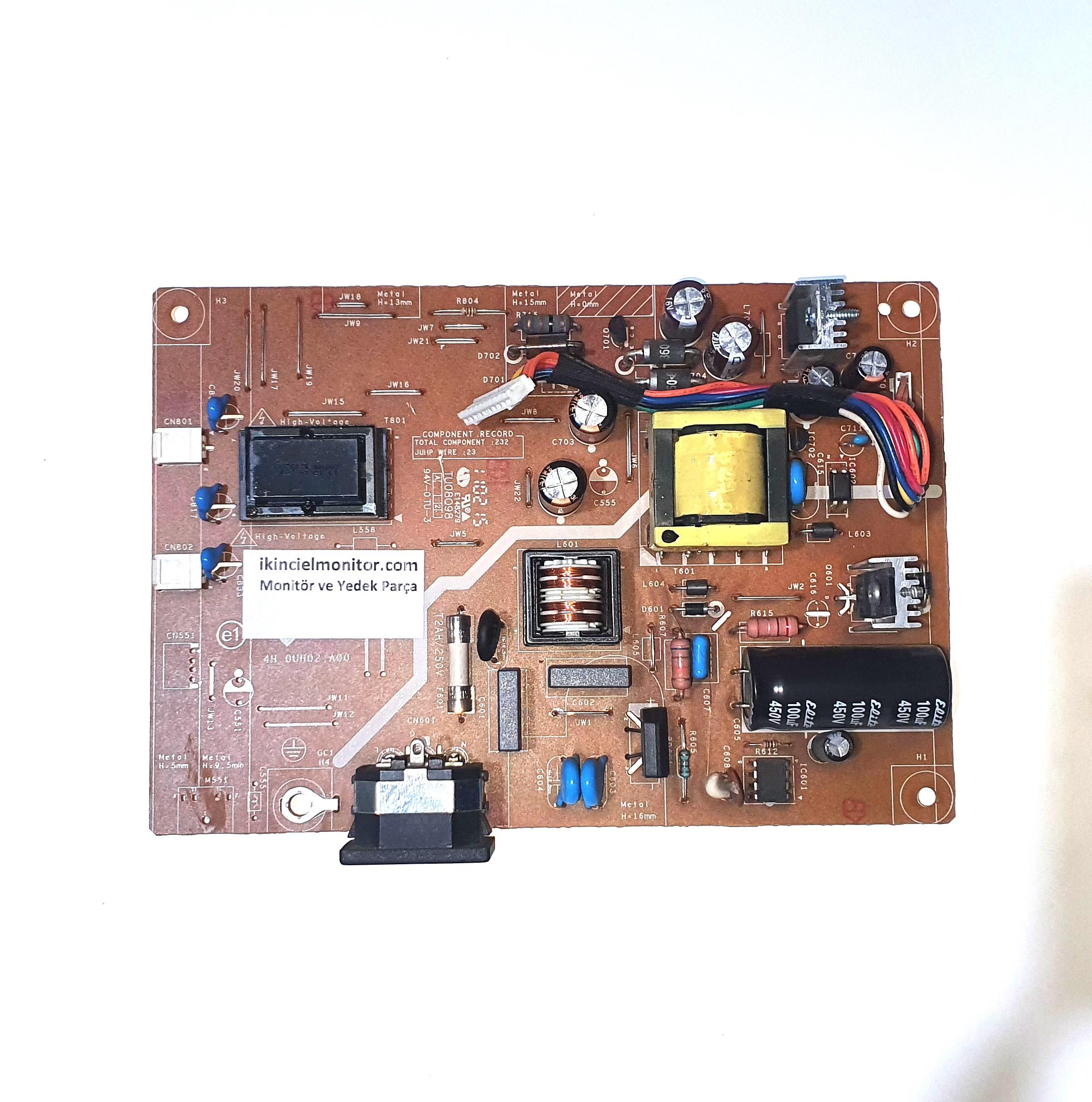 4H.0UH02.A00 Acer G225HQV Monitör Güç Kartı