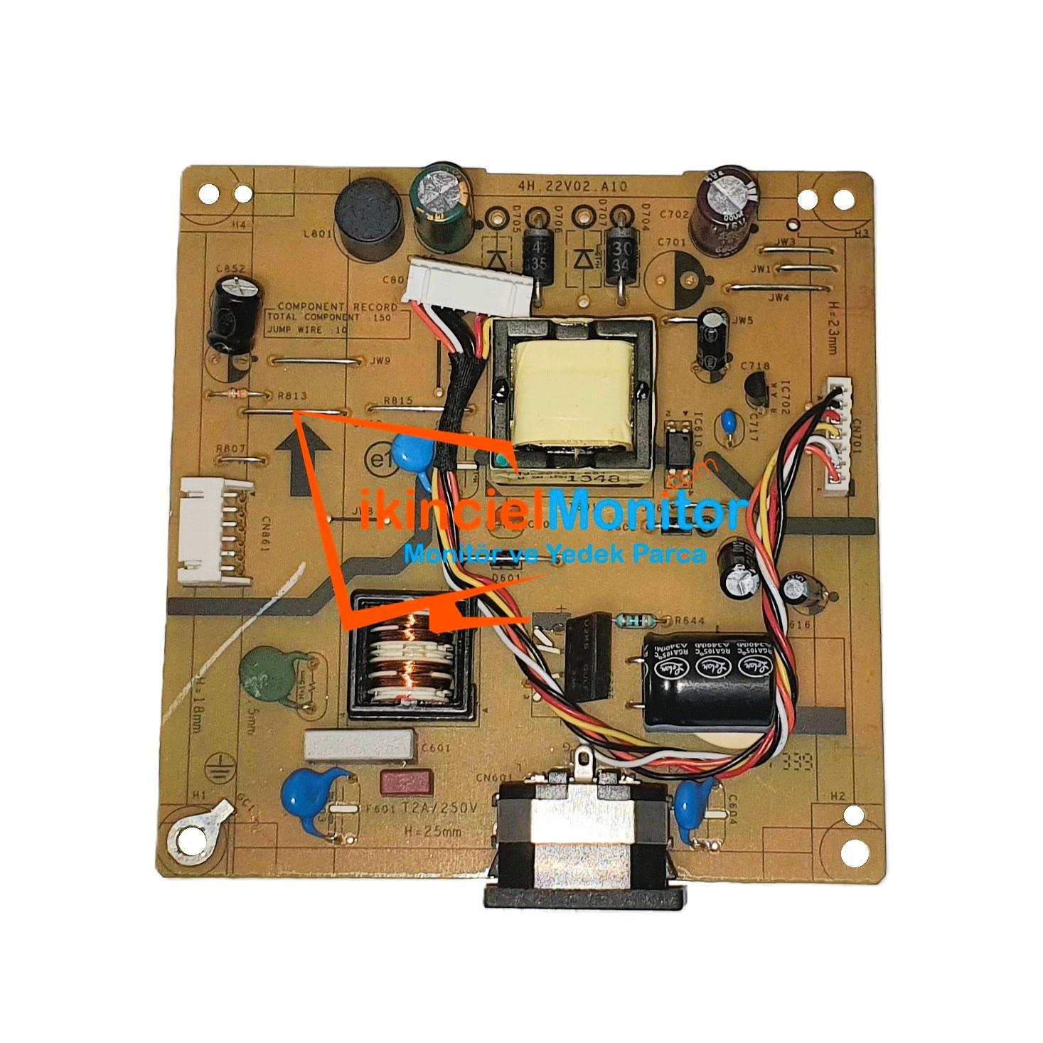 4H.22V02.A10 Acer K222HQL LED Monitör Besleme Güç Kartı